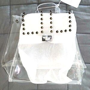 The Blair with Gunmetal Studs by Clearly Handbags NWT